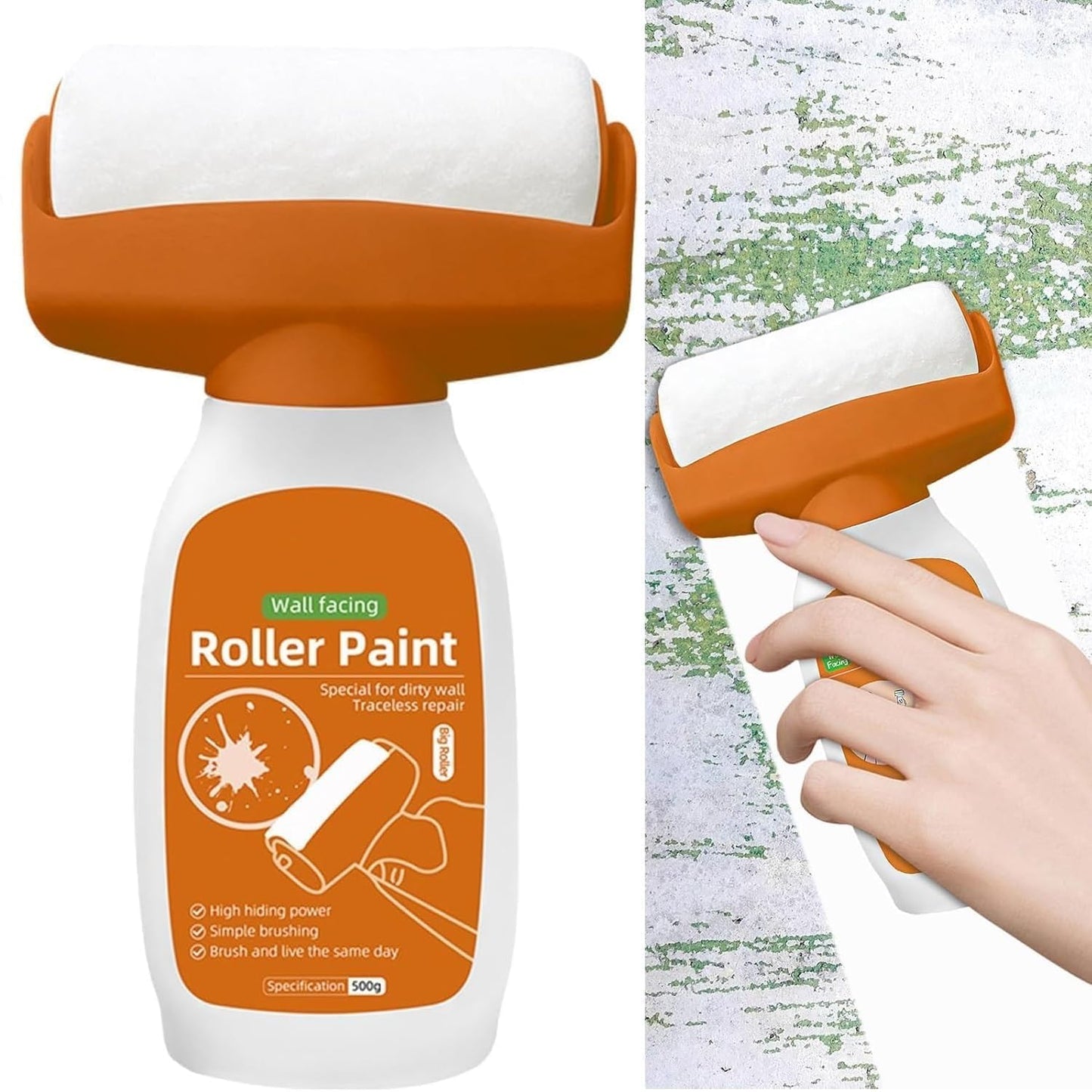 2-in-1 Wall Repair Paint Roller