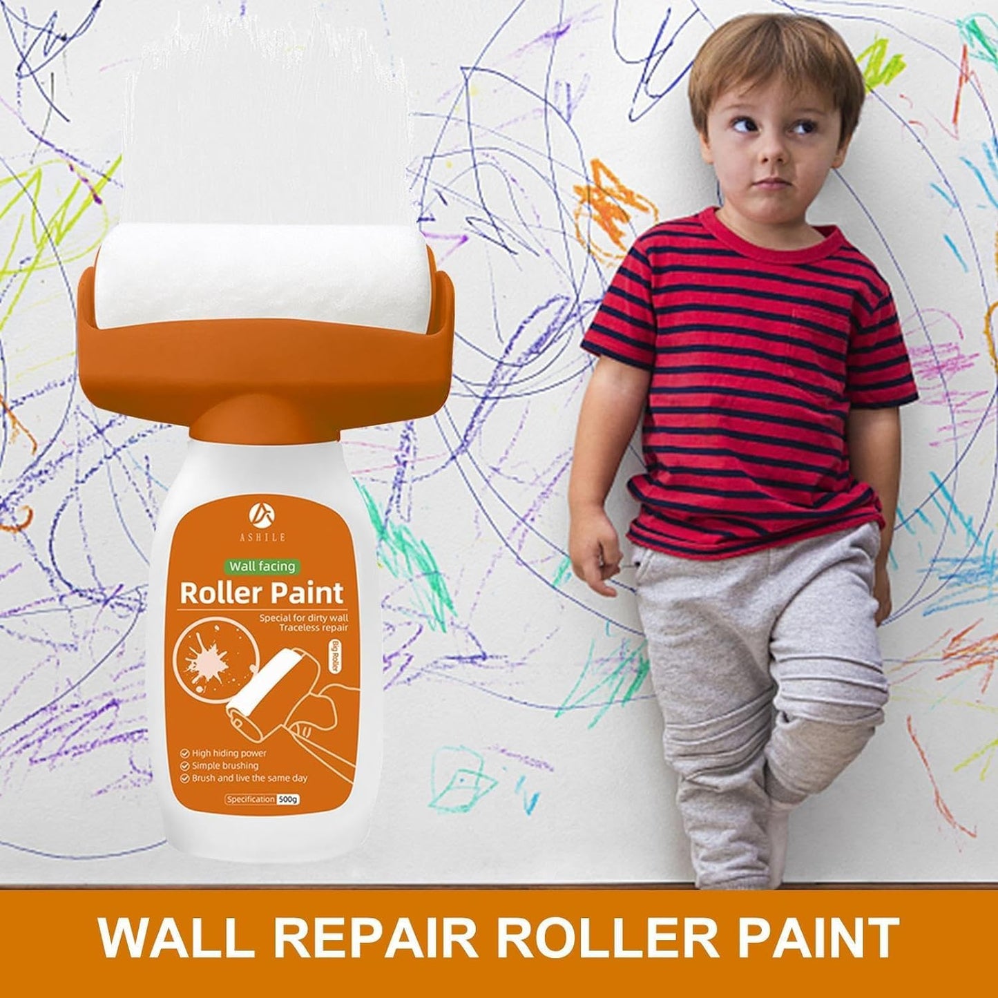 2-in-1 Wall Repair Paint Roller