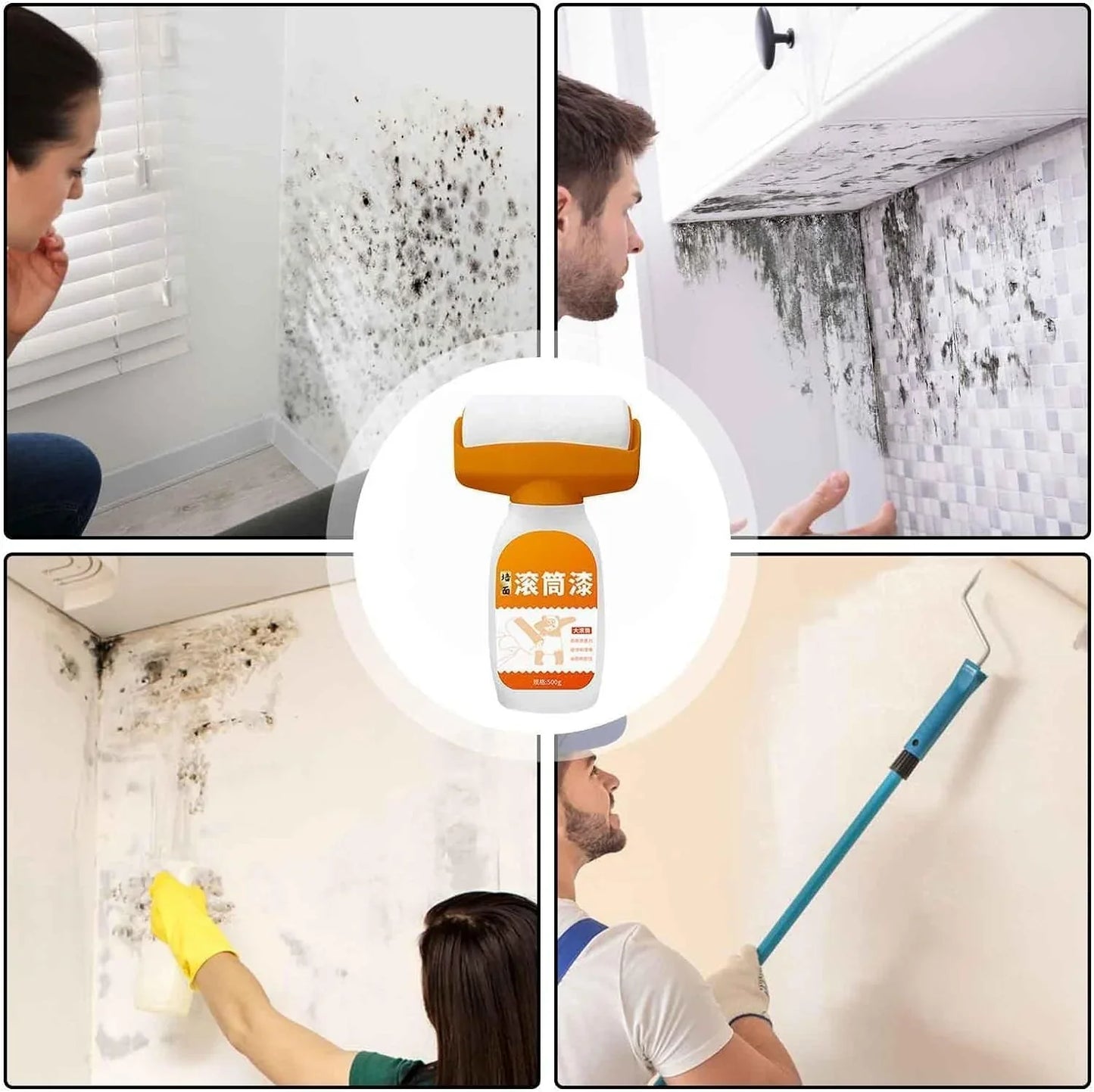 2-in-1 Wall Repair Paint Roller